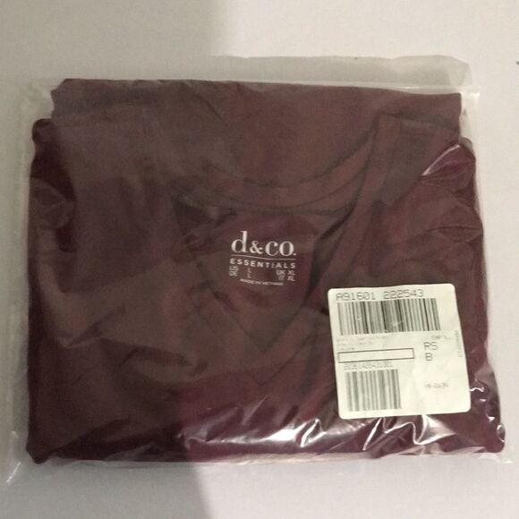 Denim & Co. Essentials Perfect V-Neck 3/4-Sleeve Top - Picture 4 of 5